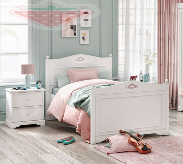 Cilek Rustic White Ágy (100x200 Cm) 