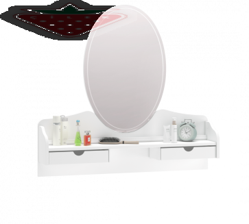 Cilek Rustic White Komód Tükör-20.72.1801.00 