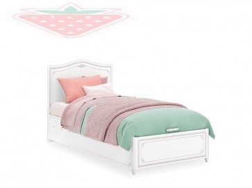 Ágyneműtartós gyerekágy (100x200 cm) - Selena Grey