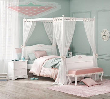 Cilek Rustic White Baldachin- 21.06.5004.00