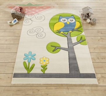 Baglyos gyerekszőnyeg (133X190)