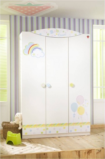 Cilek Baby Dream 3 ajtós szekrény