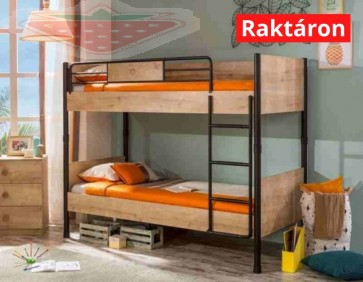 Emeletes ágy gyerekszobába (90x200) - Mocha 20.30.1401.00