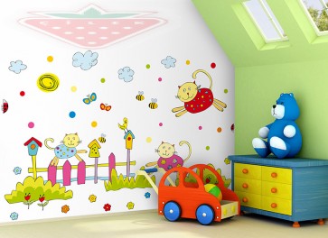 Falimatrica funny cats - közepes készlet 1 m2