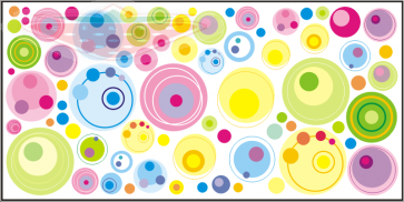 Matricák karikák - kis készlet 0,5 m2