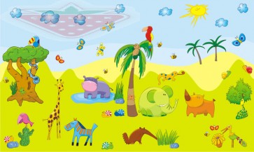 Matricák safari a3 - közepes készlet 1m2