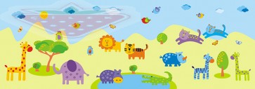 Matricák safari állatok (lp) - nagy készlet 1,5 m2