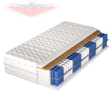 Zsákrugós matrac, pocket, kókuszrost réteg