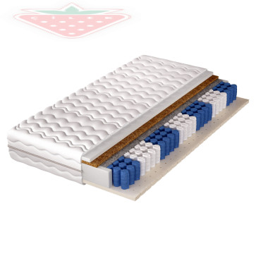 Zsákrugós matrac, pocket latex kókusz-Lucas  20 cm